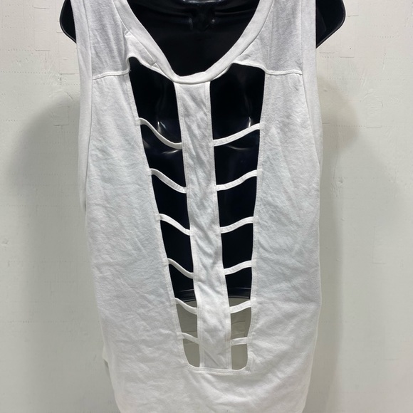 Vans white tank top size medium - Picture 2 of 2